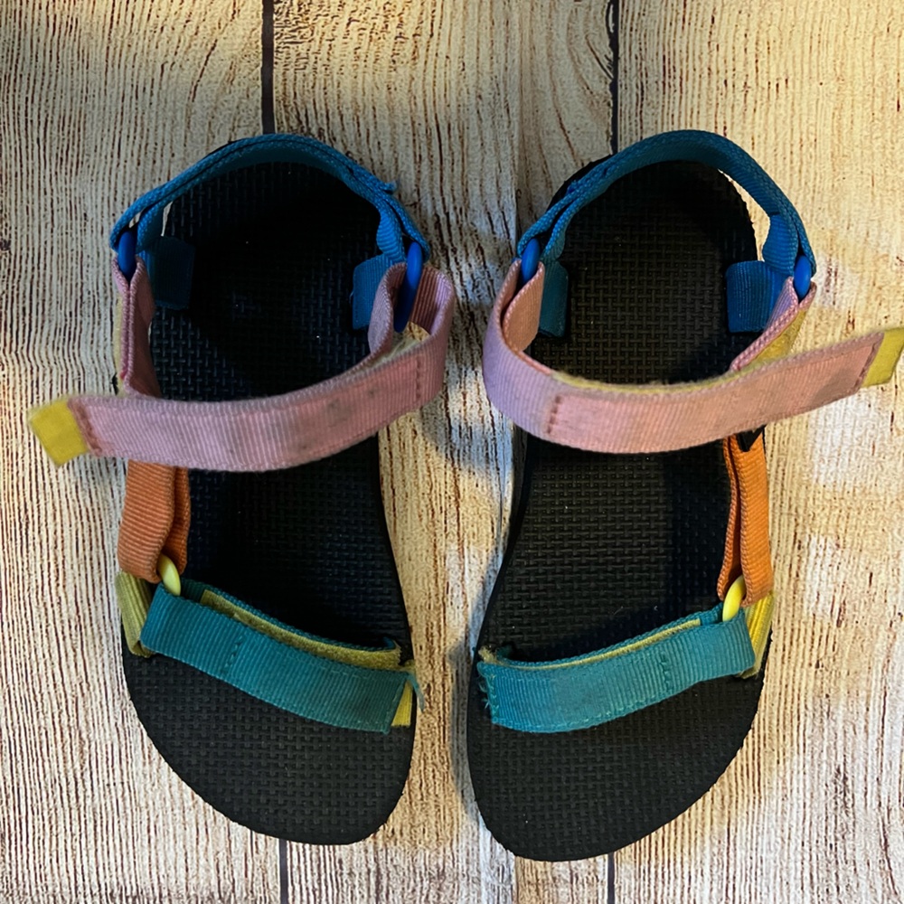 Multi Color Kids Teva Sandals